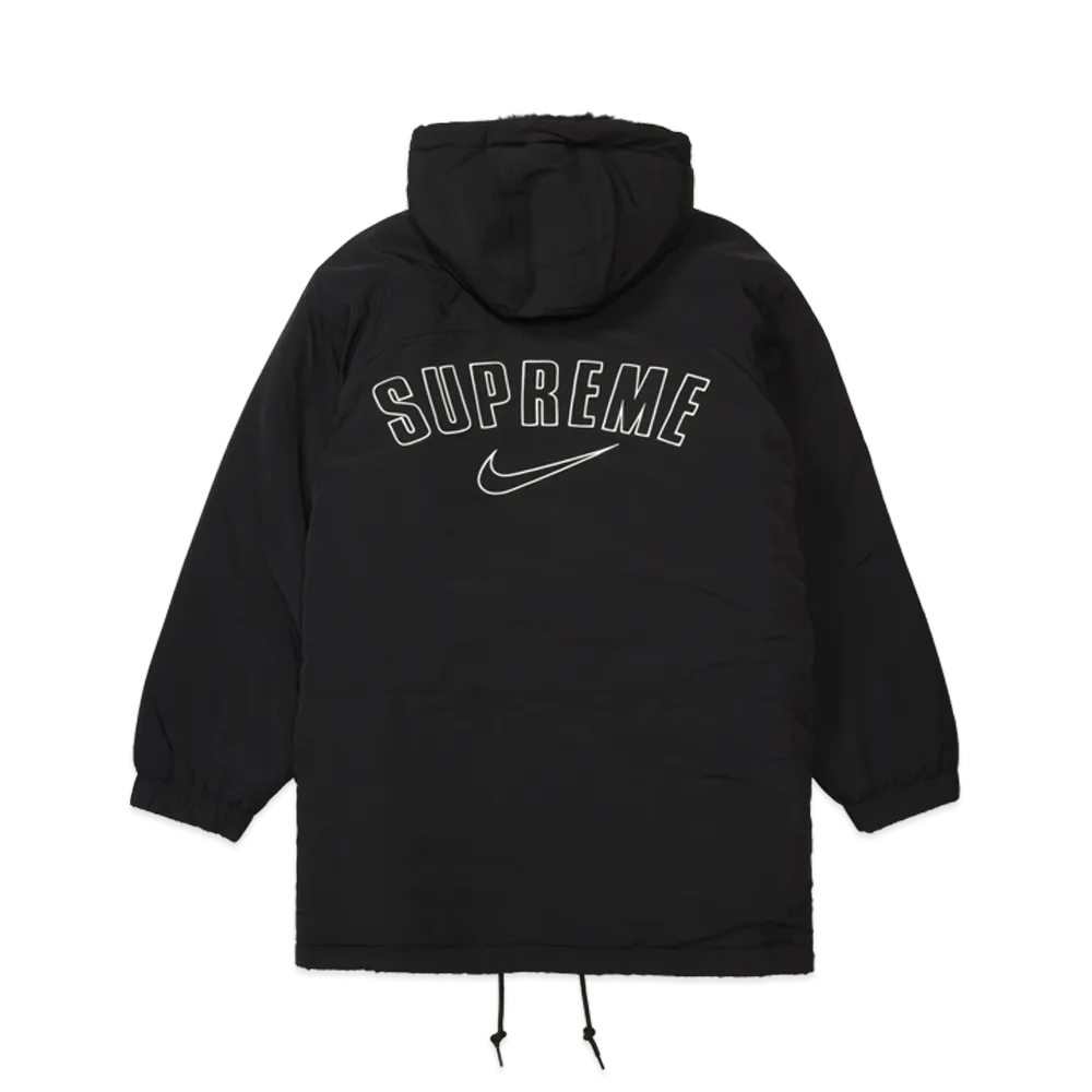 Supreme x Nike Faux Fur Reversible Parka "Black"