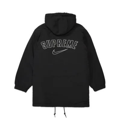 Supreme x Nike Faux Fur Reversible Parka "Black"