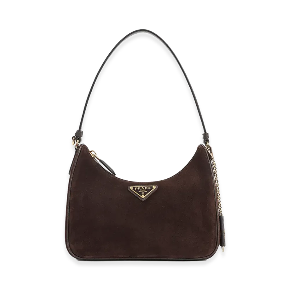 PRADA Women's Re-Edition 2005 Mini Handbag "Brown"