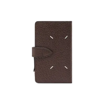 Maison Margiela Four Stitches Zip Wallet "Walnut"
