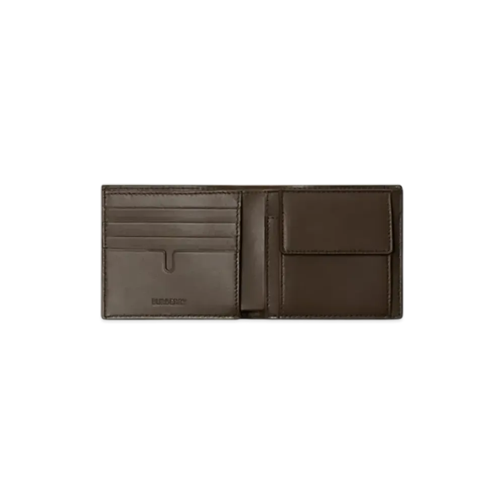 Burberry Check Bifold Coin Wallet "Snug"