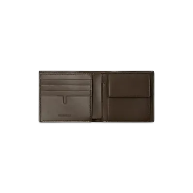 Burberry Check Bifold Coin Wallet "Snug"