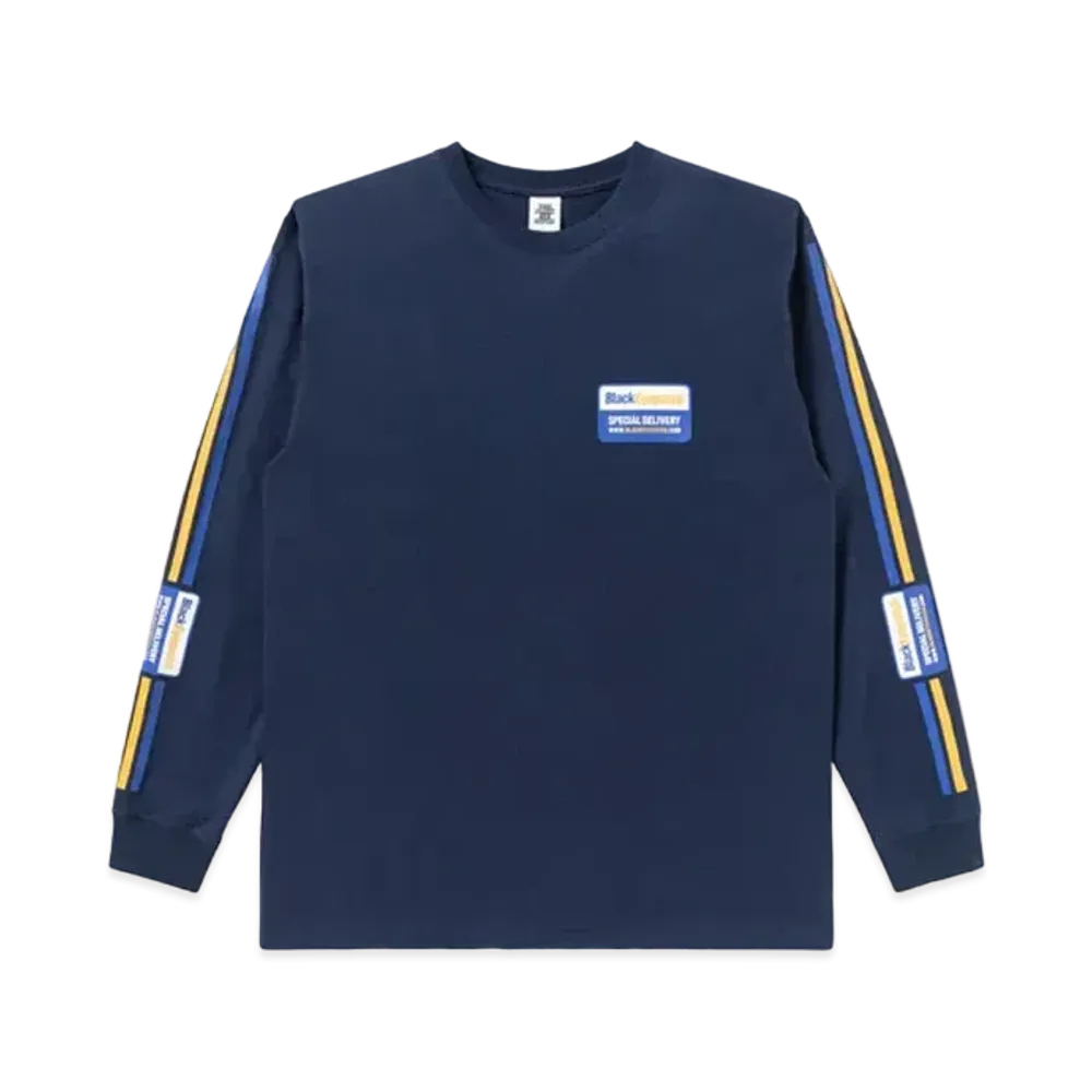 Black Eye Patch Deliveryman L/S Tee "Navy"