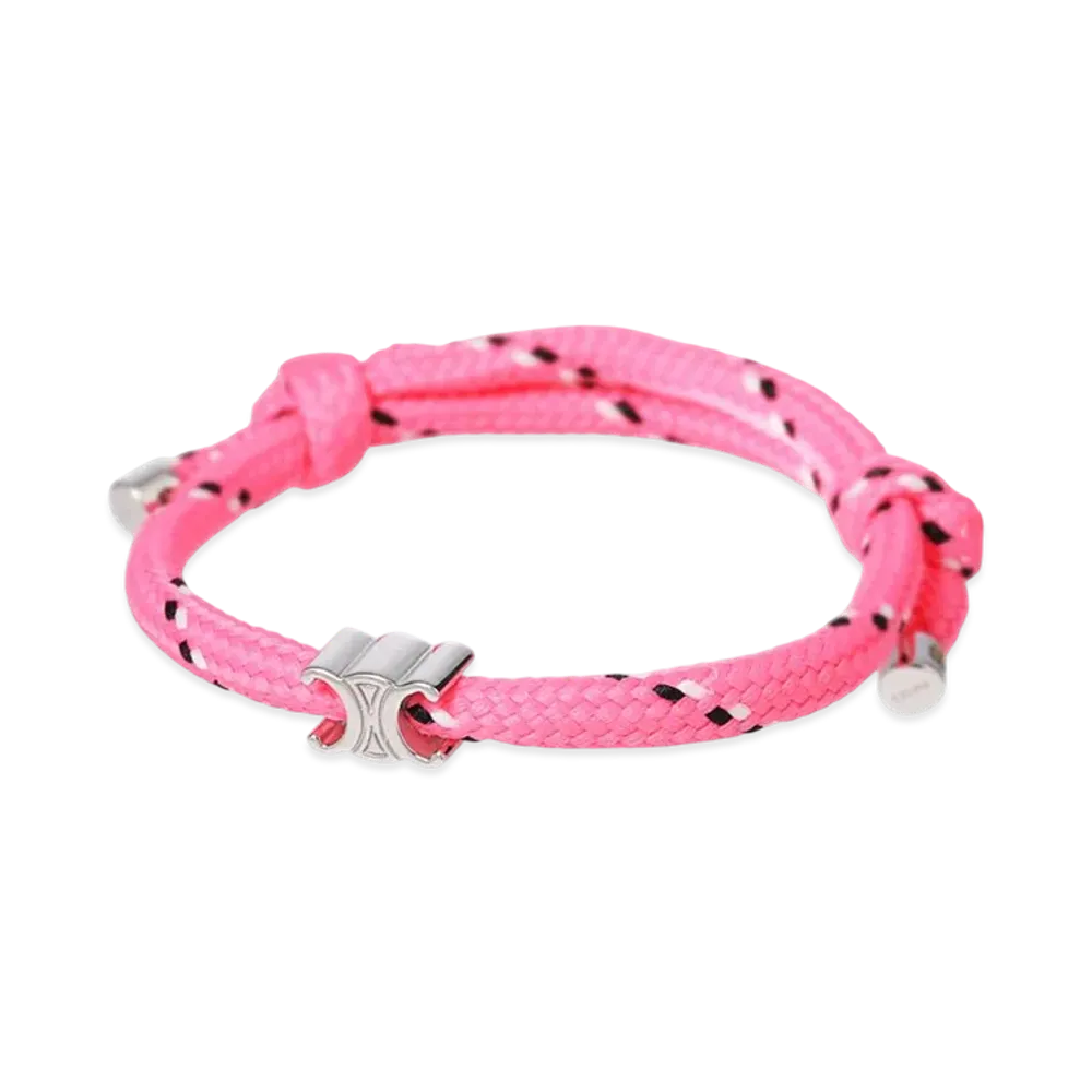CELINE Beach Bracelet "Flashpink/Silver"