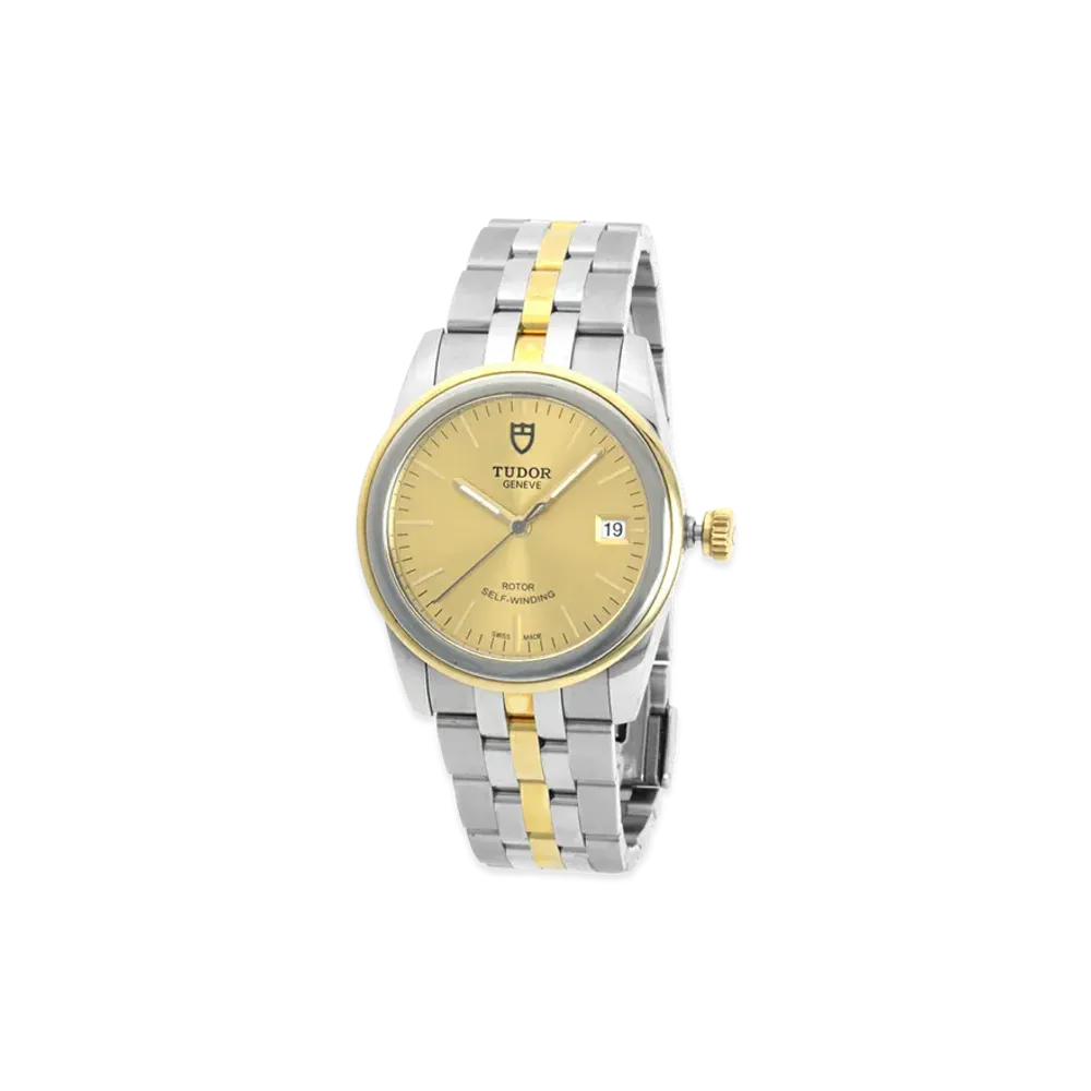 TUDOR Glamour Date 36mm 36mm "Silver/Yellow Gold"