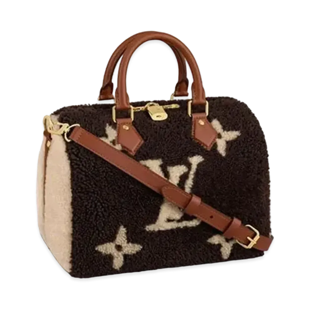 Louis Vuitton Speedy Bandouliere25 NM Monogram Teddy
