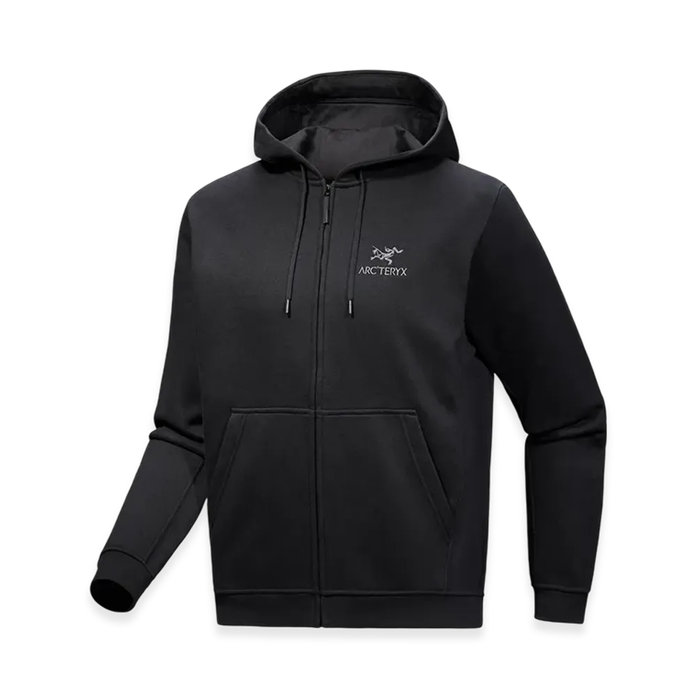 ARC'TERYX Emblem Fleece Full Zip Hoody Men's "Black" X000009929