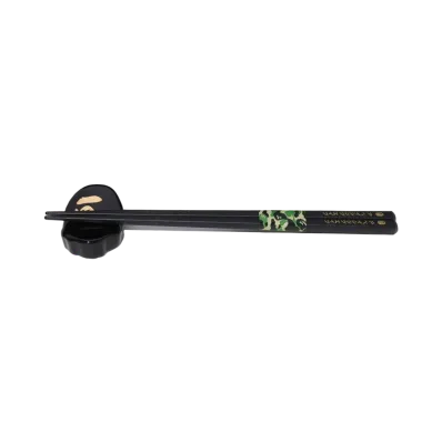 A BATHING APE Ape Head Chopsticks&Chopsticks Rest "Black"