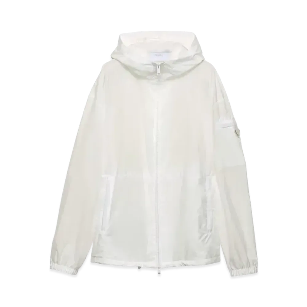 PRADA Men's Re-Nylon Jacket "White"