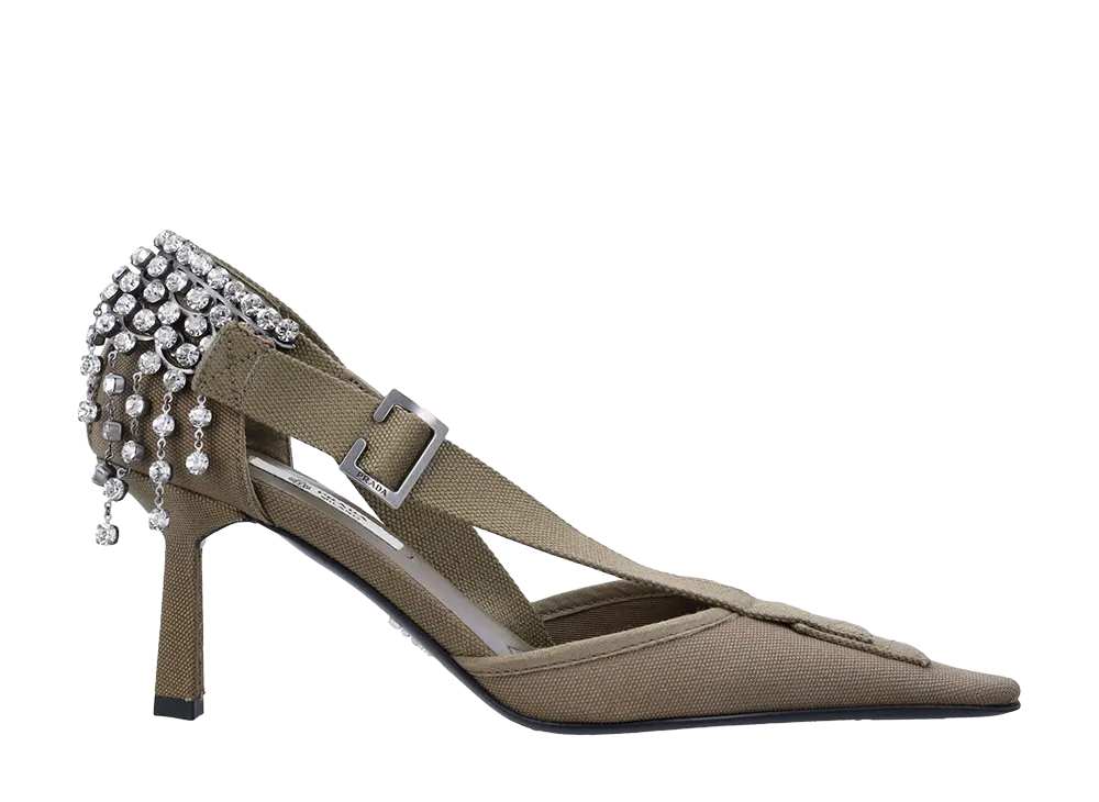 PRADA Women's Flat Shoes "Khaki"