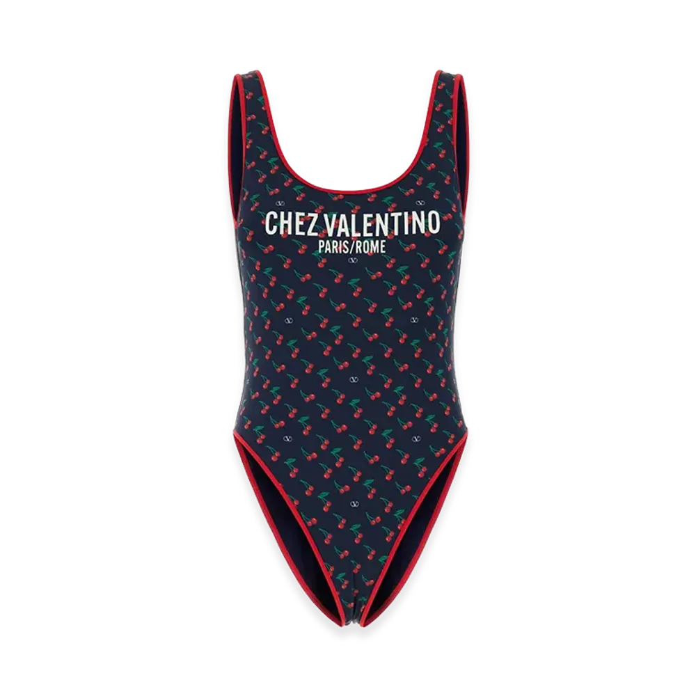 Valentino Women's Stretch Nylon Swimsuit "Printed"