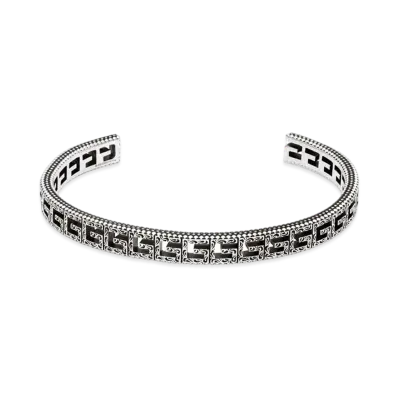 GUCCI Silver Bracelet With Square G