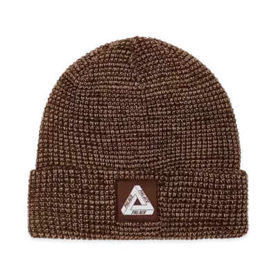 PALACE TRI-FERG PATCH BEANIE "Brown"