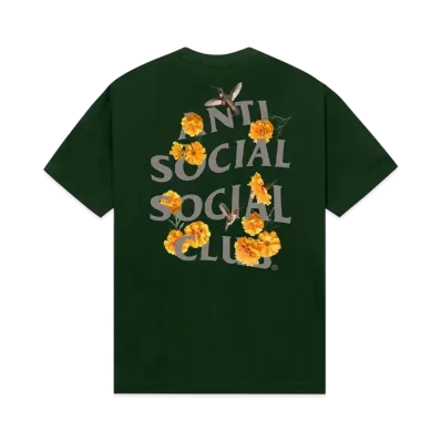 ANTI SOCIAL SOCIAL CLUB Trochilidae Tee "Dark Green"