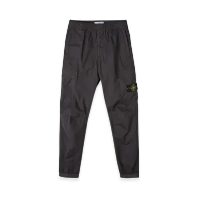 Stone Island 31303 Stretch Cotton Tela Paracadute Cargo Pants - 22SS "Dark Grey"