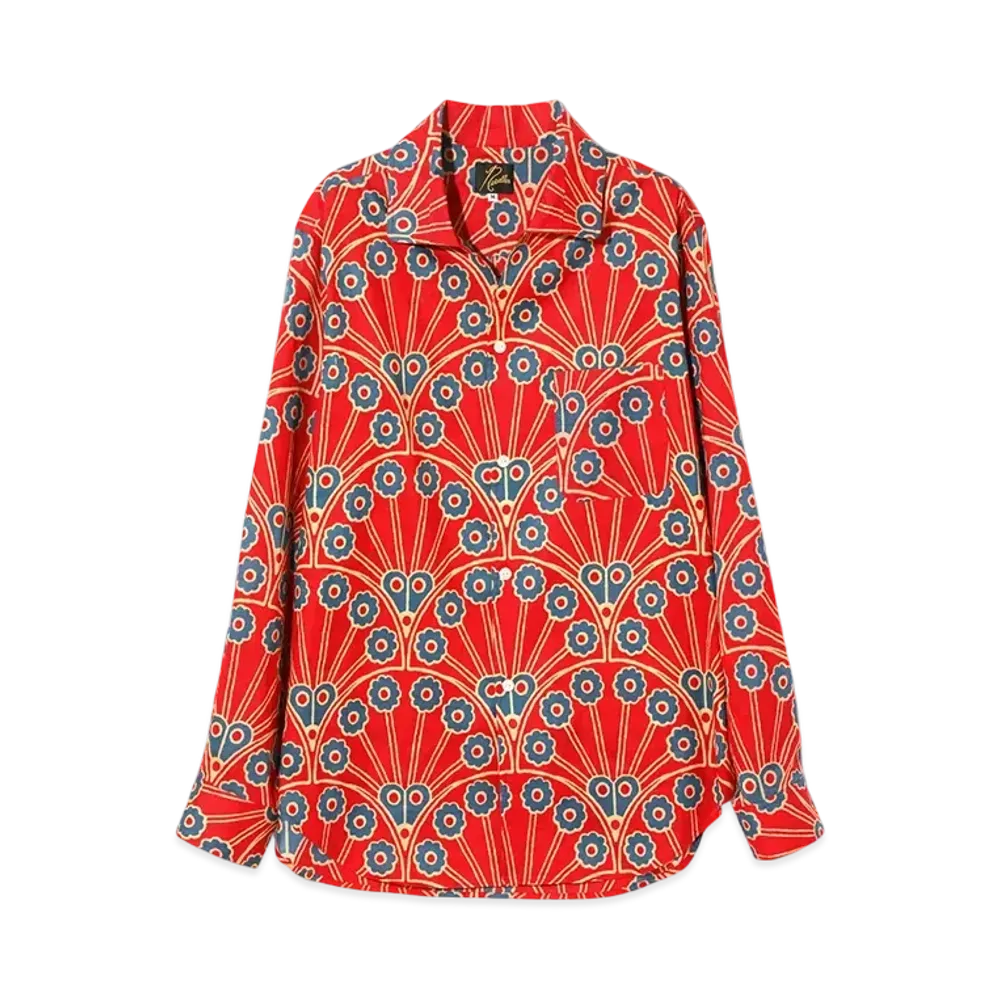 NEEDLES Italian Collar Shirt - Pt. Cotton Lawn "Red"