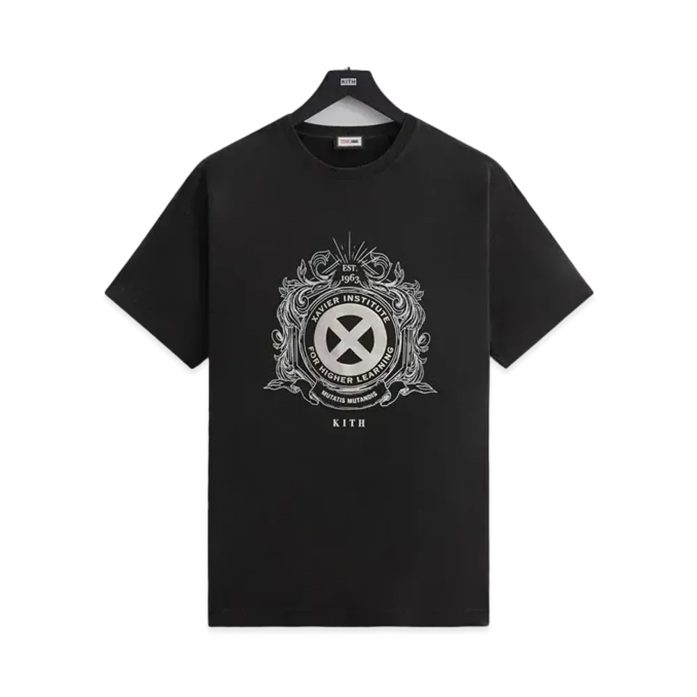 Kith x Marvel X-Men Xavier Institute Vintage Tee "Black"