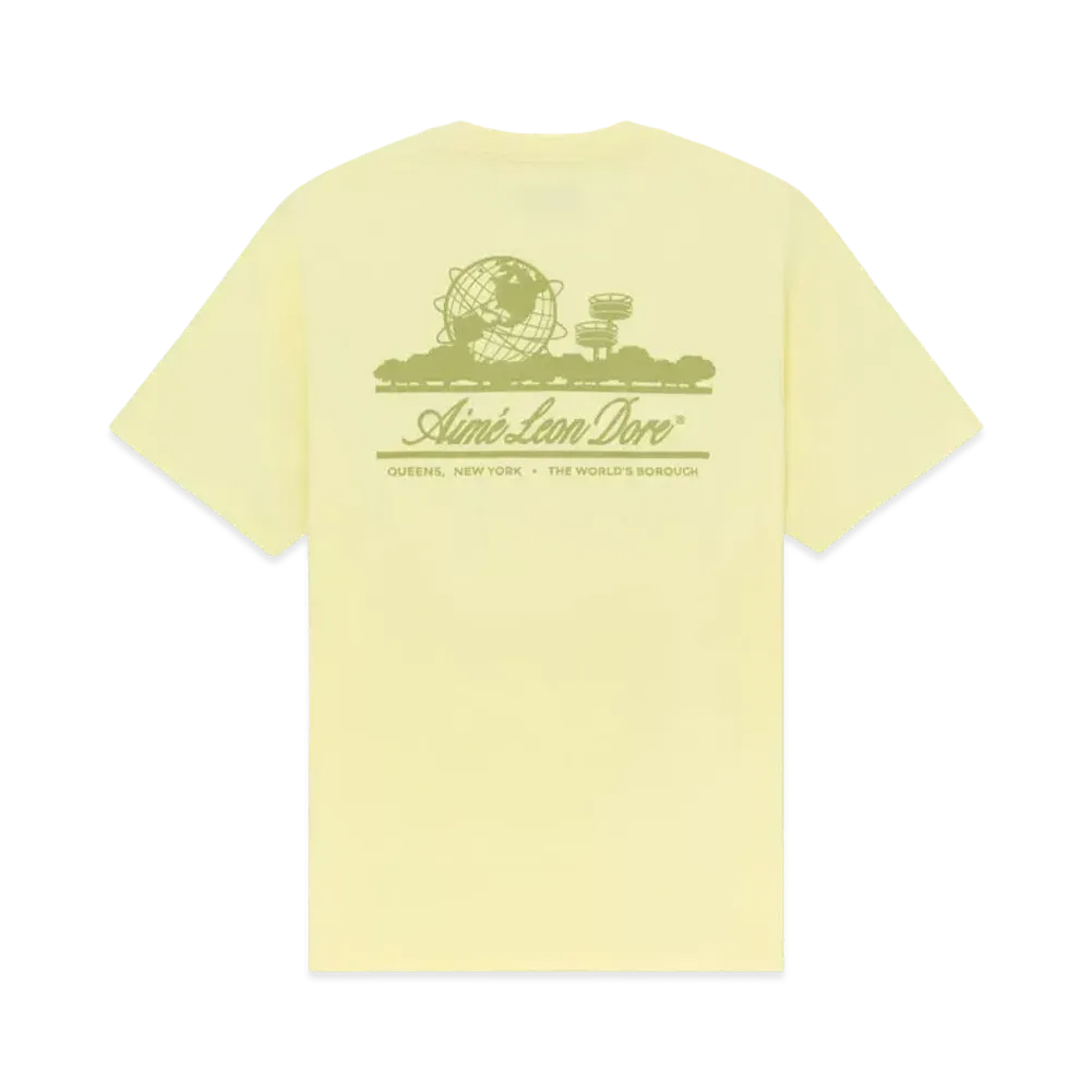 Aime Leon Dore Unisphere Short-Sleeve Tee "Yellow"