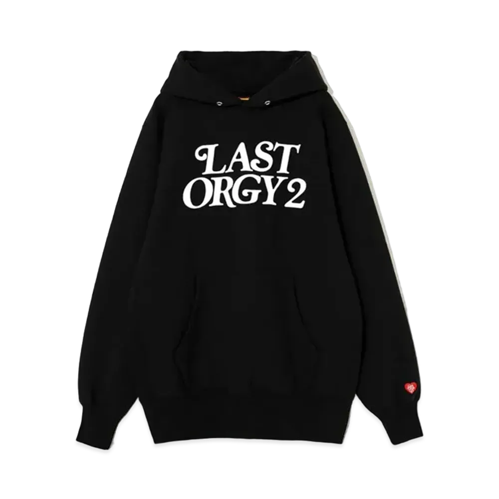 HUMAN MADE x UNDER COVER LAST ORGY 2 GDC PIZZA HOODIE "Black"