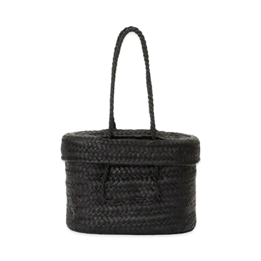 Aeta Lidded Basket M "Black"