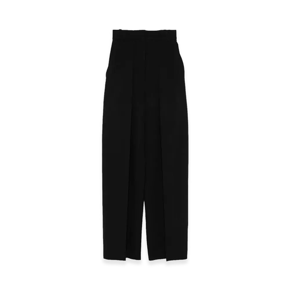 KHAITE Women's Maris Viscose Trousers "Black"
