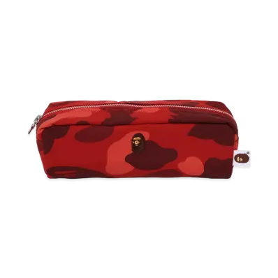 A BATHING APE Color Camo Flight Pouch "Red"