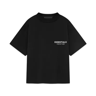 FEAR OF GOD Essentials Women's Tri-Blend Crewneck Tee "Black"