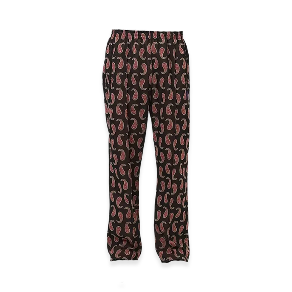 NEEDLES x Studious Track Pant - Poly Jacquard (Paisley) "Black"