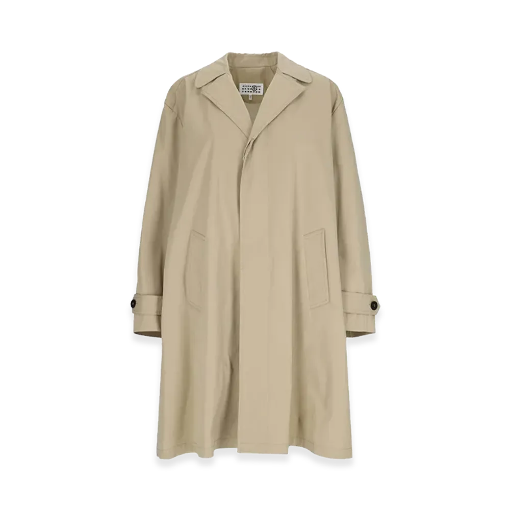 MM6 Maison Margiela Women's Single-Breasted Coat "Beige"