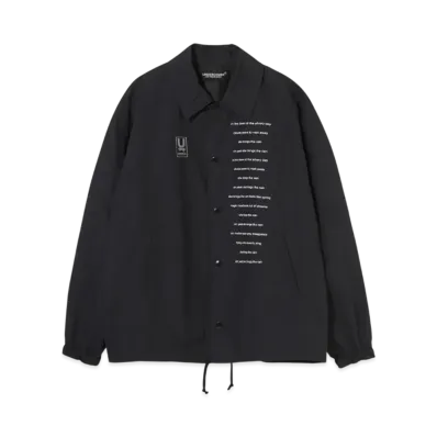 UNDERCOVER x CAN Nylon Coach Jacket "Black"