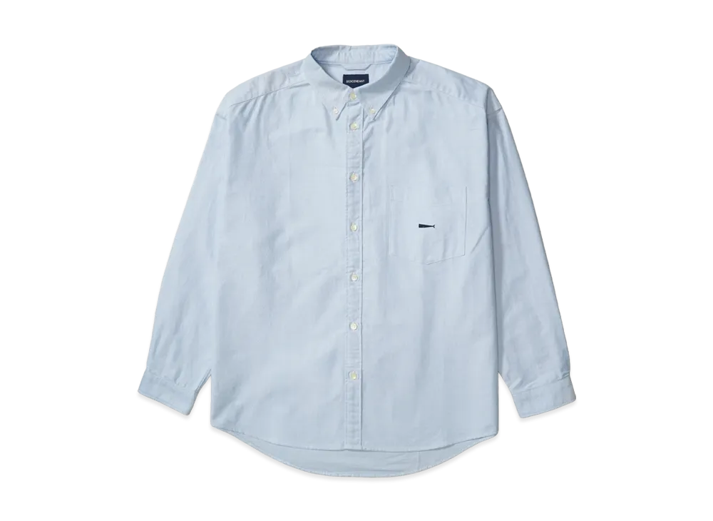 DESCENDANT Kennedy's Oxford LS Shirt "Blue"