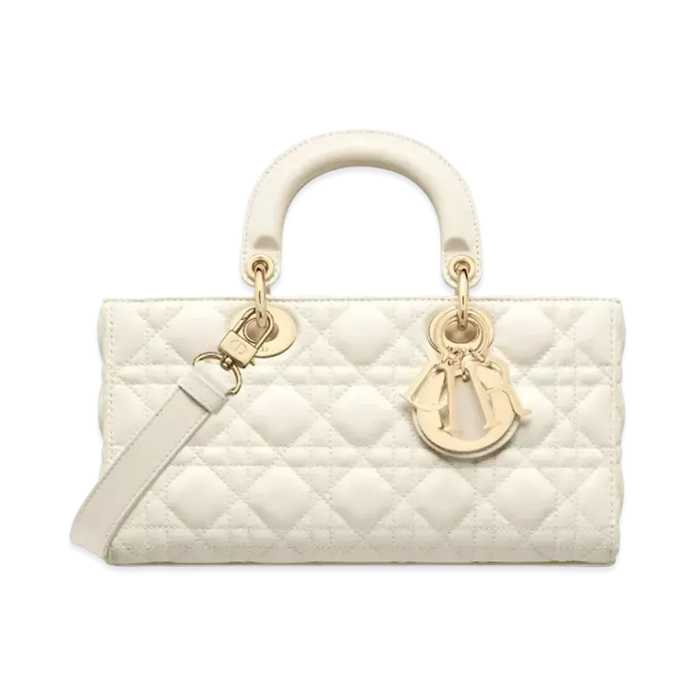 Dior Lady D-Joy Bag Cannage Lambskin "Latte"