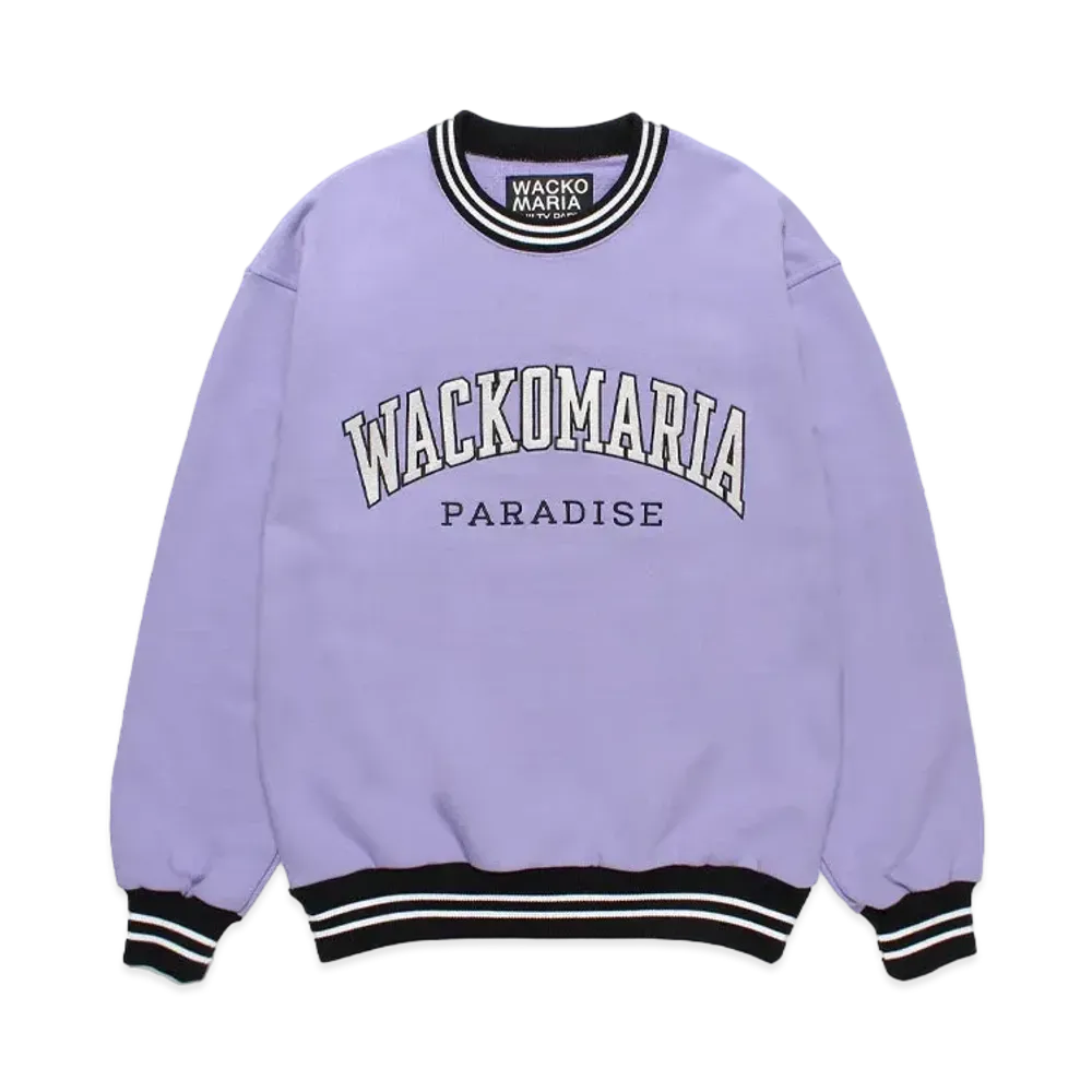 WACKO MARIA Heavy Weight Sweat Shirt "Purple"