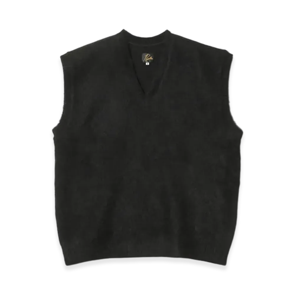 NEEDLES Mohair Knit Vest - Solid "Black"