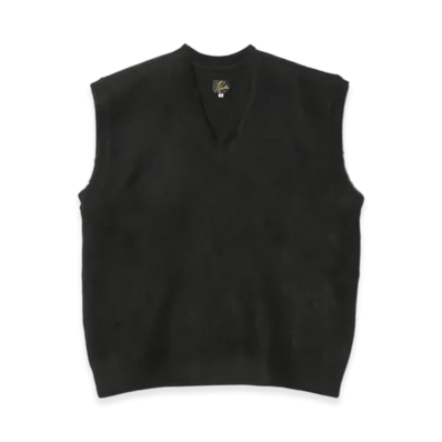 NEEDLES Mohair Knit Vest - Solid "Black"