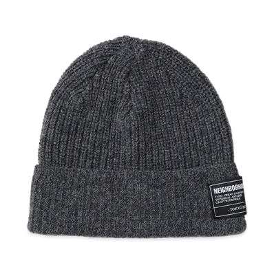 NEIGHBORHOOD JP Beanie "Charcoal"