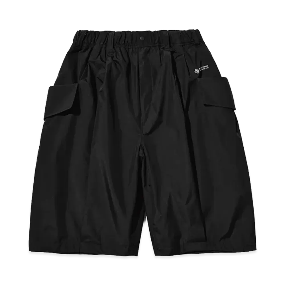 CLESSTE x +Phenix Windstopper by Gore-Tex Labs City Flap Wide Balloon Half Pants "Black"