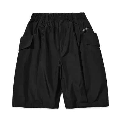 CLESSTE x +Phenix Windstopper by Gore-Tex Labs City Flap Wide Balloon Half Pants "Black"
