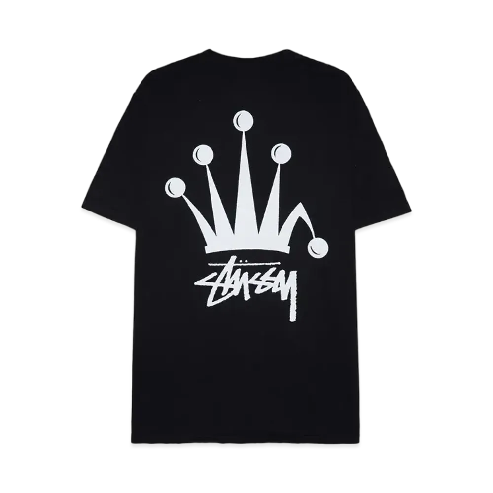 ステューシー リーガル クラウン Tシャツ ピグメント ダイド "ブラック"