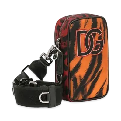 Dolce&Gabbana Crossbody Bag Nylon Tiger Print "Multicolor"
