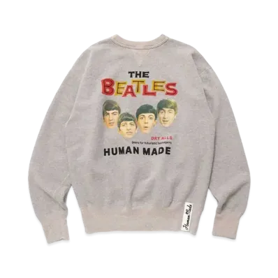 HUMAN MADE BEATLES SWEATSHIRT "Gray"