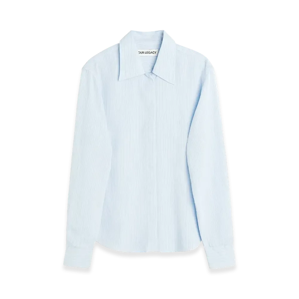 OUR LEGACY Women's Foundation Shirt "Suave Stripe Holiday Viscose"
