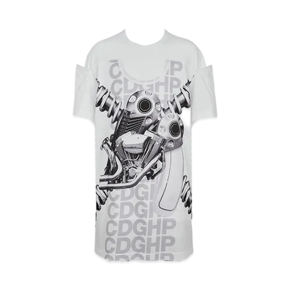 COMME des GARCONS HOMME PLUS Long Tee Shirt "White"
