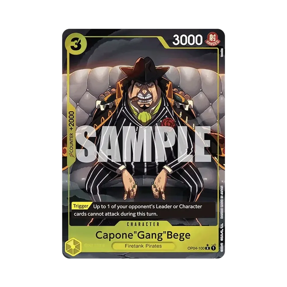 カポネ・ベッジ R-P [OP04-100]【英語版】(プレミアムブースター「ONE PIECE CARD THE BEST」)