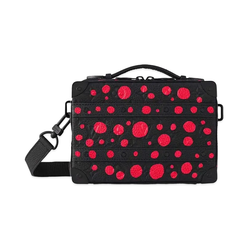 Louis Vuitton x Yayoi Kusama Handle Soft Trunk Taurillon Monogram Leather Infinity Dots "Noir"