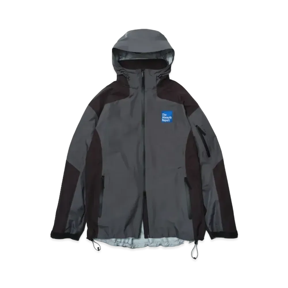 Alwayth All Weather Proof Shell Jacket by AKAD "Gray/Black"