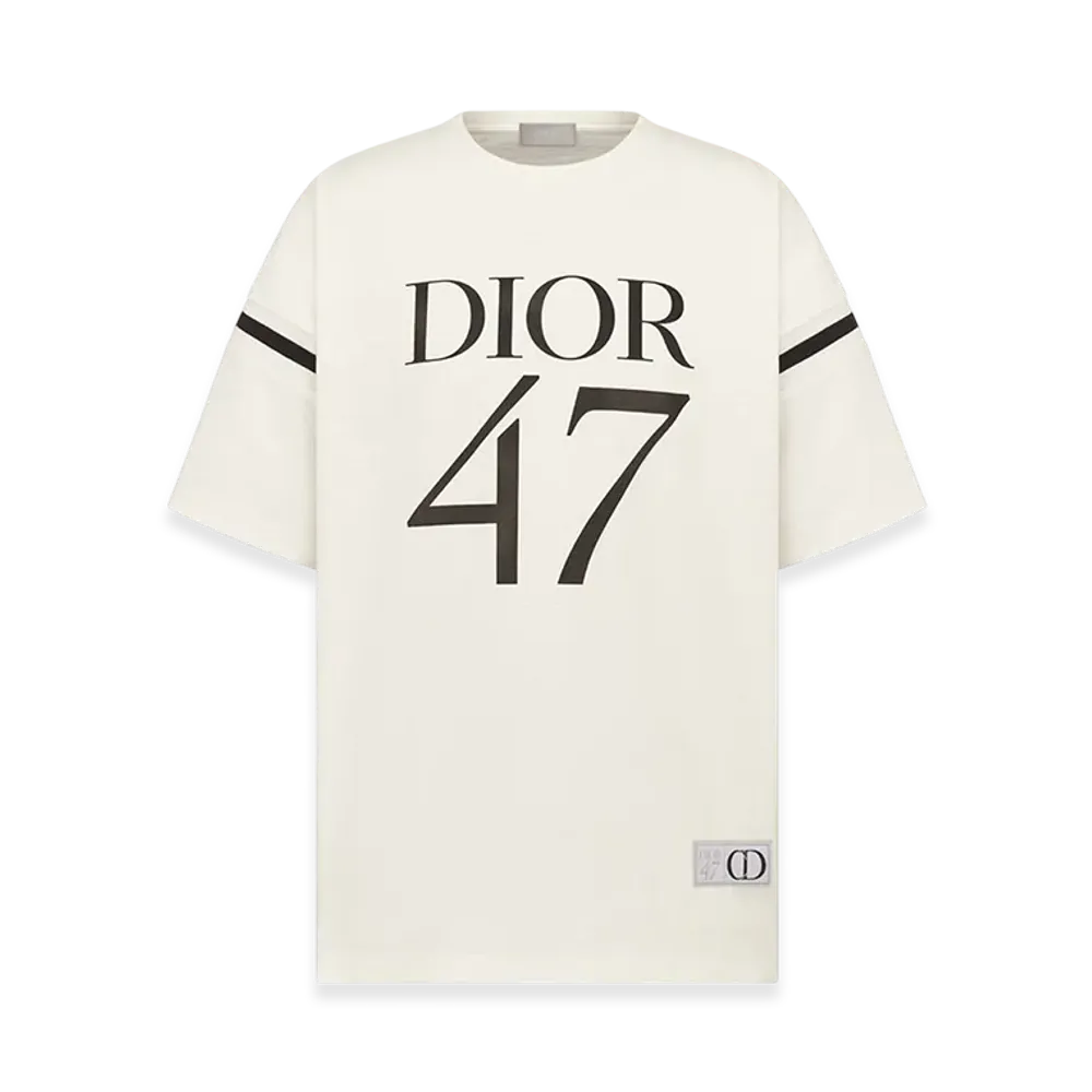 Dior Slub Jersey Oversized T-Shirt "White"