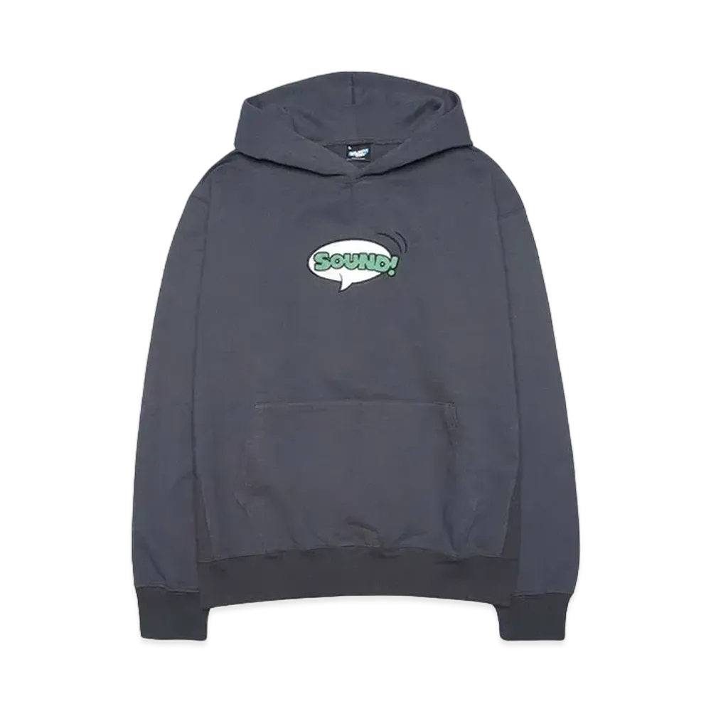 SOUND SHOP balansa Green Comic Sound Hoodie "CHARCOAL"
