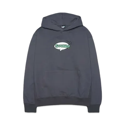 SOUND SHOP balansa Green Comic Sound Hoodie "CHARCOAL"