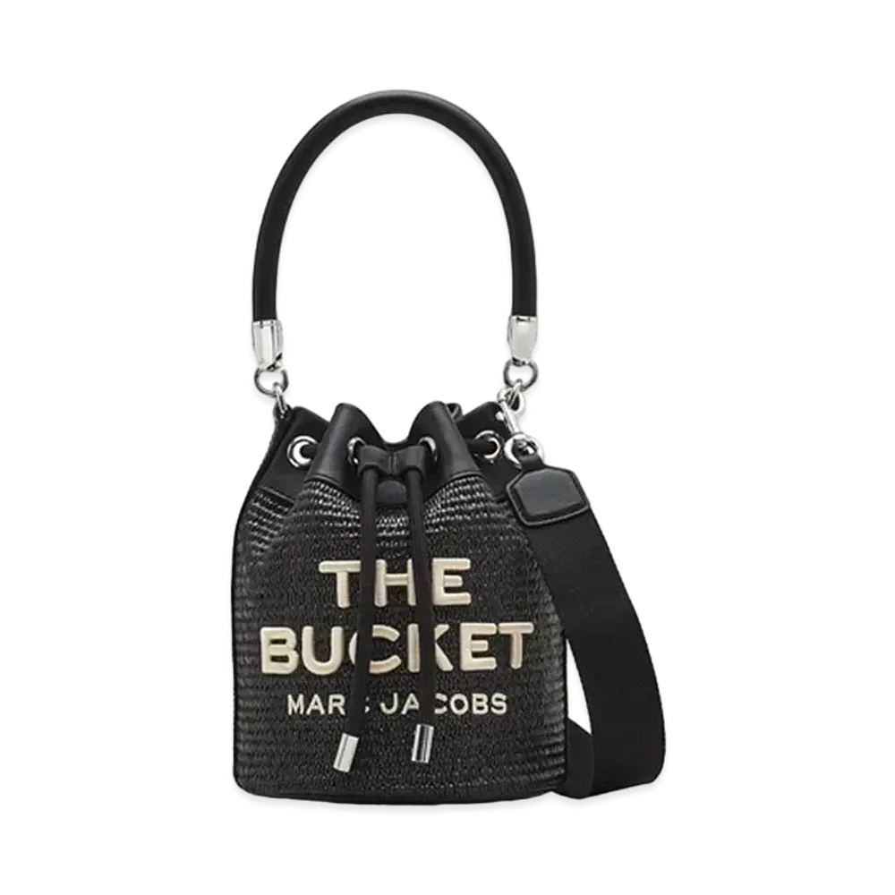 Marc Jacobs The Woven Bucket Bag "Black"